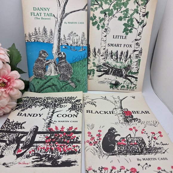 Vintage Children Books Written and Illustrated By Martin Cass - Signed Set of 4 - Picture 1 of 13